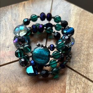 Elegant Multi-Color Beaded Bracelet